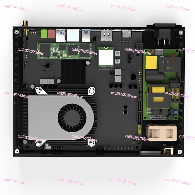 

1.8-Liter Mini DC-MX2 Thin Itx Half-height Chassis, All Aluminum, Double-sided Chamfered