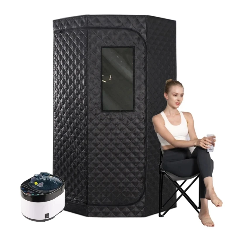 Full size new steam sauna heating 1600W 4L portable case relieves insomnia stainless steel pipe bracket AU UK US EU plug