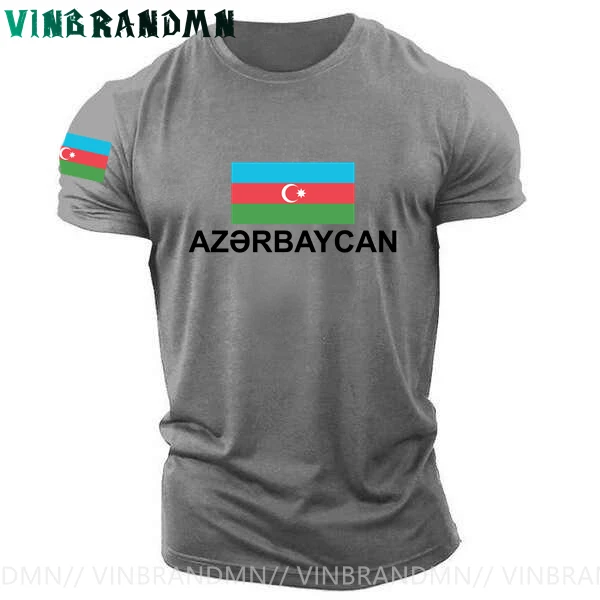 Azerbaijan Azerbaijani men t shirts new fashion jerseys nation team 100% cotton t-shirt clothing tees country sporting flag AZE