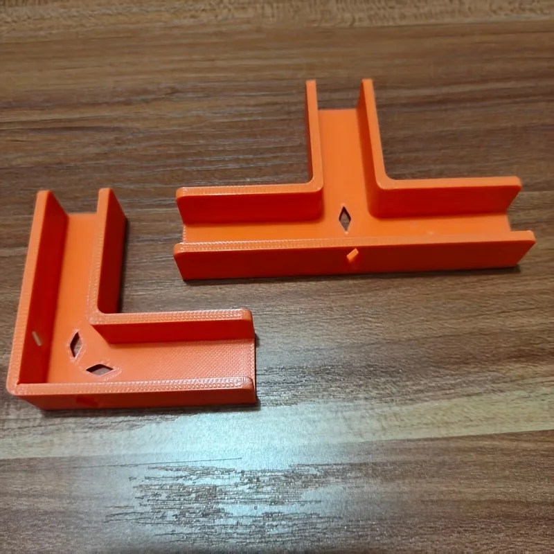 2Pcs L&T Type Cabinet Clamp, Thickened for 15mm Wooden Panel, Anti-loose Furniture Bracket for Woodworking DIY Cabinets Shelves