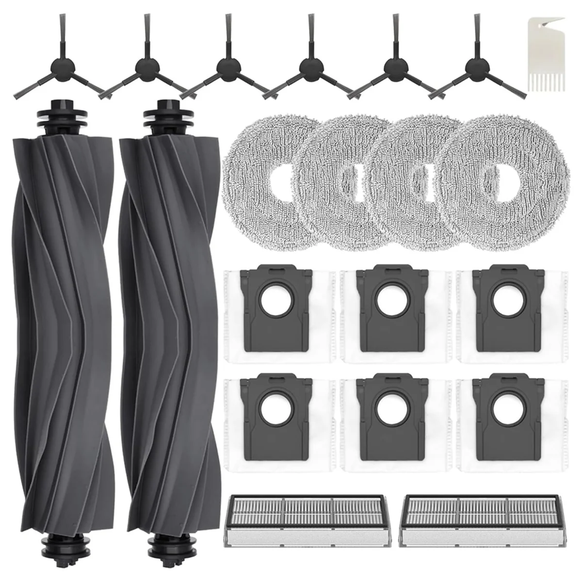Pièces de rechange pour aspirateur robot L10s Pro Ultra, brosse latérale principale, filtre Hepa, vadrouille, sacs à poussière de gril