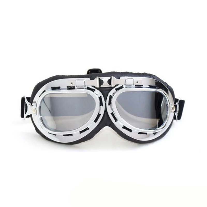 

Retro Goggles Vintage Pilot Goggles Protective Gears Glasses Motorcycle Cruiser Scooter Eye Protect Supplies