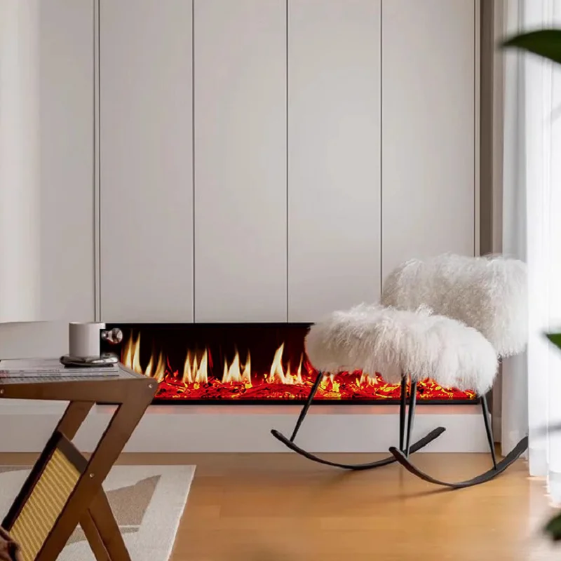 

5-летняя гарантия 3D Супер реалистичный электрический камин с эффектом пламени Голографический пламенный огонь