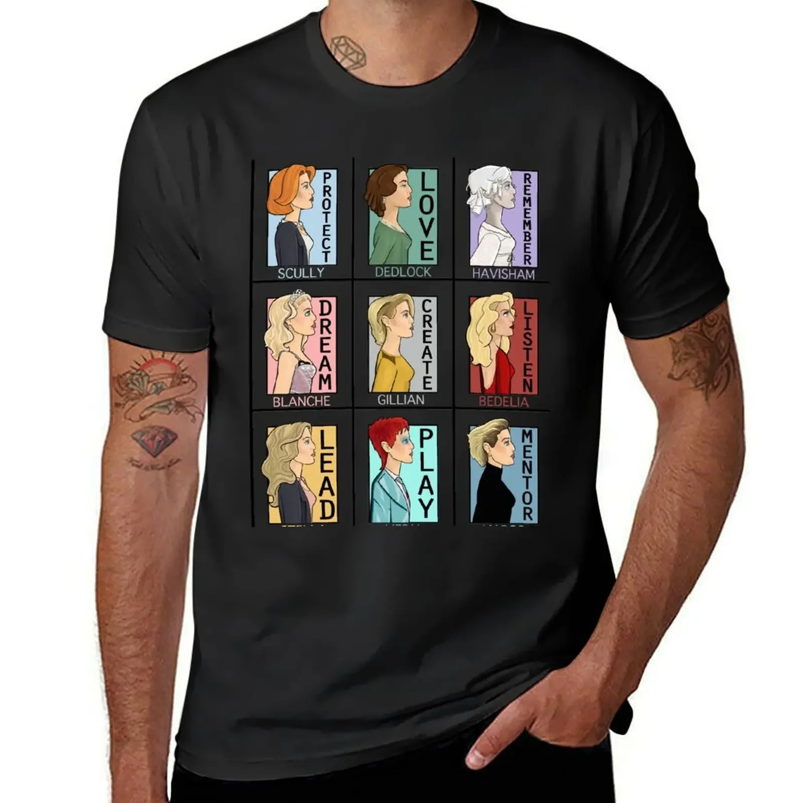 

Gillian Anderson's Best Characters2 T-Shirt custom shirt quick-drying oversized t shirt mens graphic t-shirts hip hop