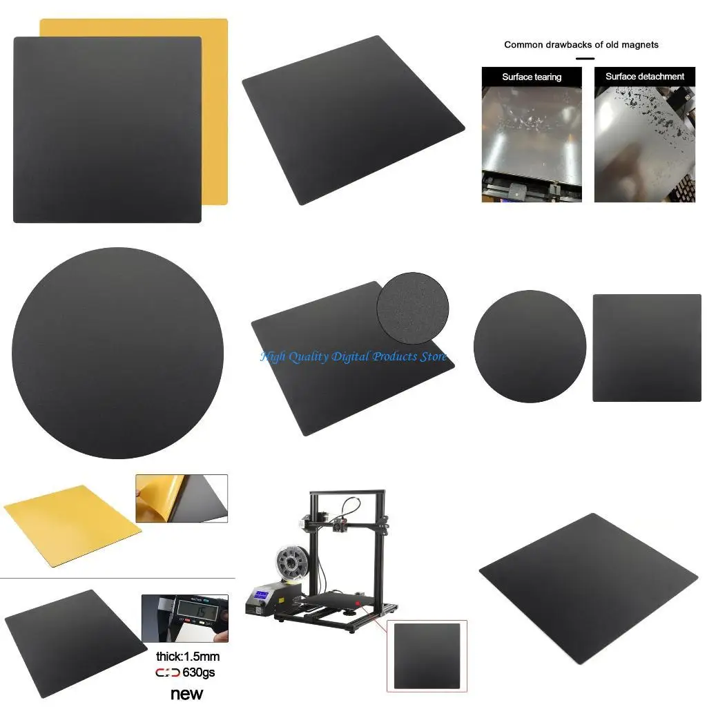 

U2JE Hotbed Строительная пластина Съемная магнитная наклейка для 3D Hotbed 300/310/355/377/270