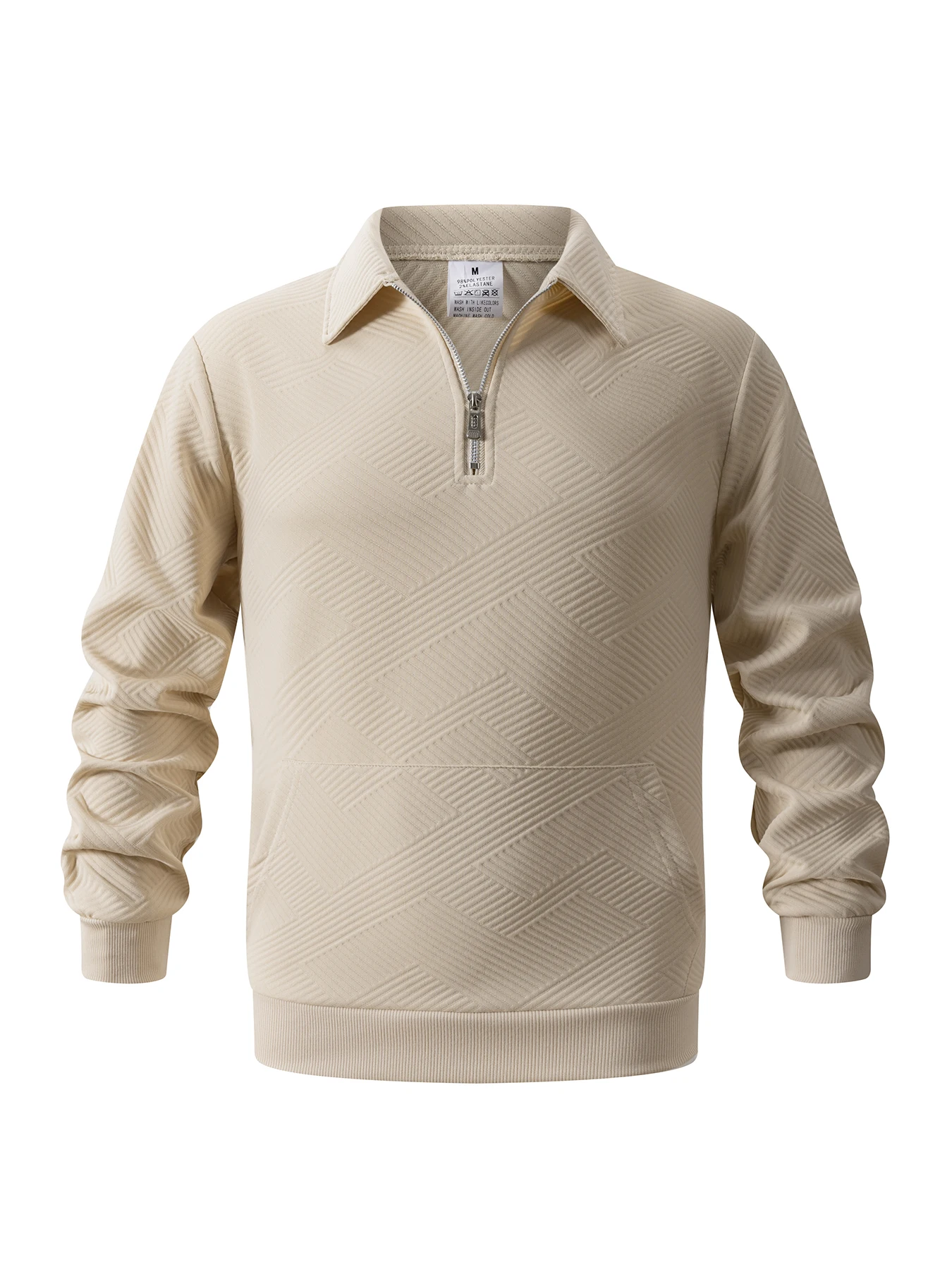 Maglione pullover con zip a un quarto da uomo autunnale, leggero, collo a lupetto, pullover slim fit, maglioni polo casual, capispalla caldi invernali