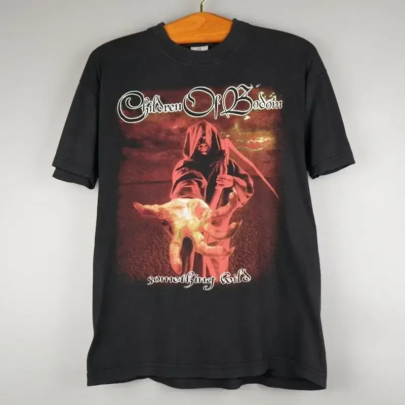 1998 Children of Bodom Band Black  T Shirt Reprint