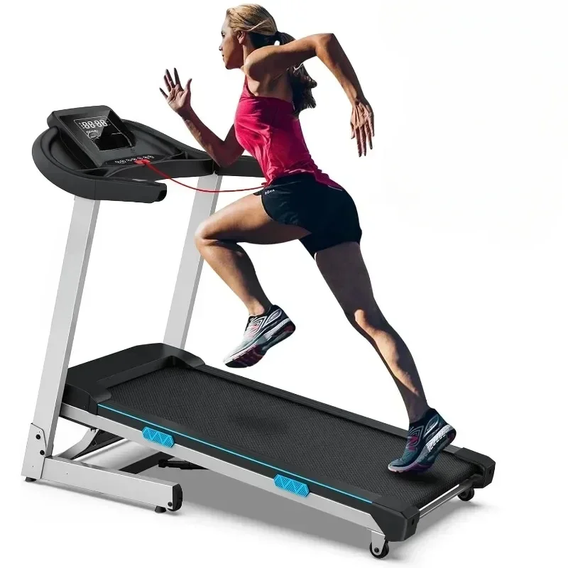 

Home Gym Treadmills 15% Auto Incline 3.5HP 350lbs Capacity Foldable Treadmill for Small Space Voice Control