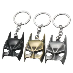 Stylish Batman Alloy Keychain with Retro Mask Design for Bag Home Key Accessories Anime Cartoon Movie Peripherals Gift