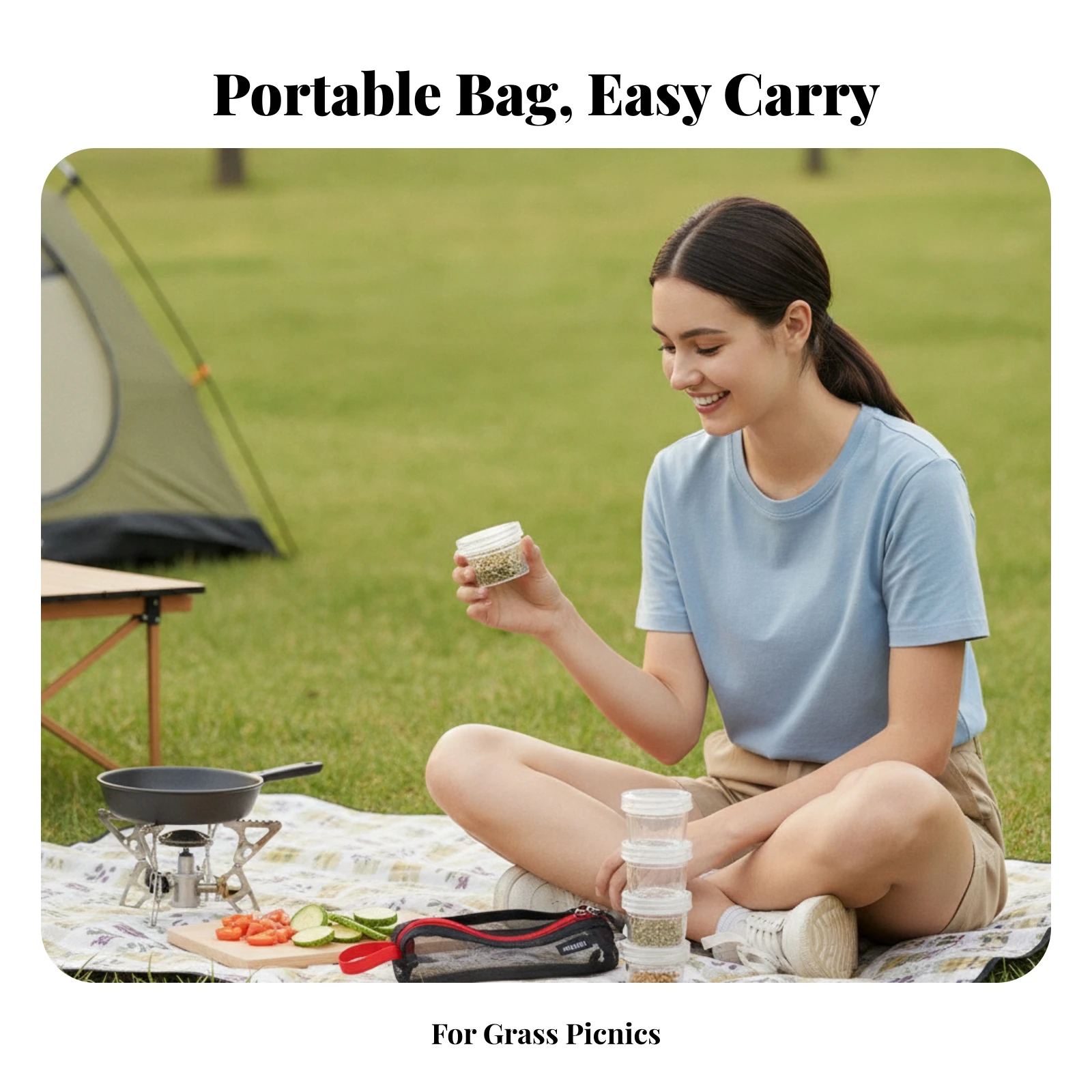 5 Pieces Travel Condiment Kit  - Spice Kit Compact recension och pris