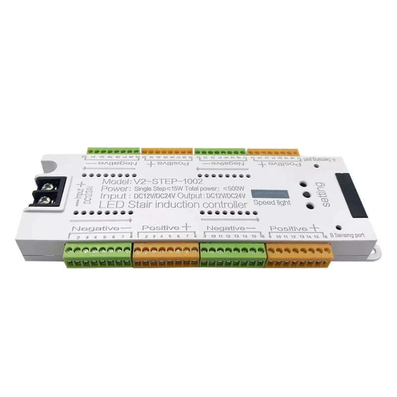 

PIR 32 Channel Stair LED Strip Motion Sensor Controller DC 12V 24V Night Light Automatic Indoor Stairway Flexible LED Tape Lamp