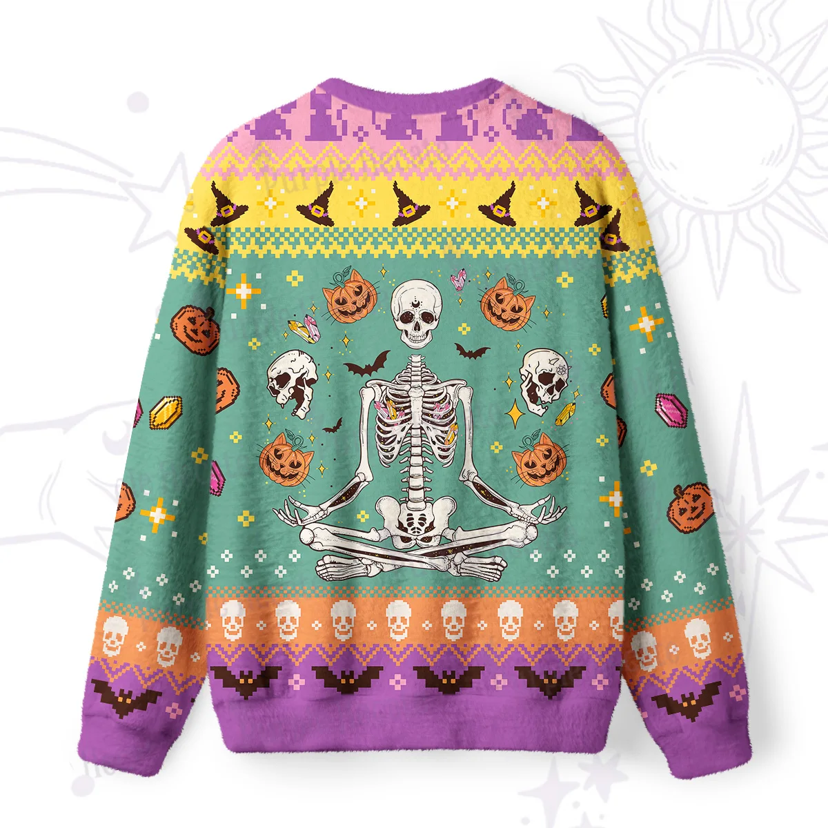 Y2K Women's Autumn and Winter Season Top, Home Casual Hoodie, Halloween Skull Print Loose Long Sleeved Hoodie S-XXXL Size