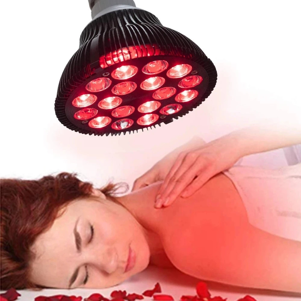 

Red Light Therapy Lamp For Face 54W 660nm & 850nm Infrared Light Therapy Device For Muscle Joint Pain Relief Skin Health Tools