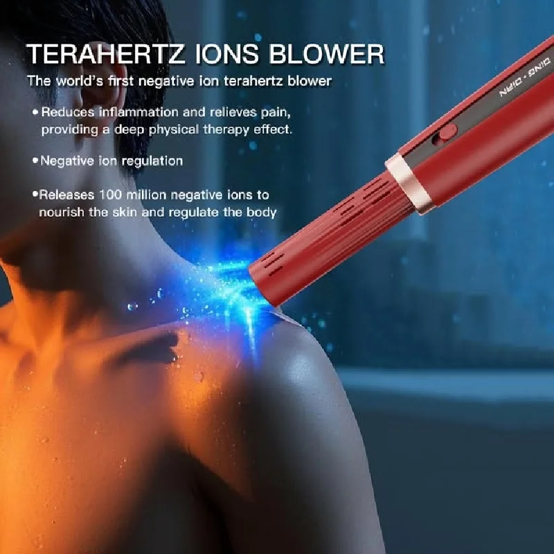 Upgraded New Design Terahertz Ions Blowers Electric Heating Wave Cell Light Body Massage Pain Relief Health Physiotherapy Device - Detail 1