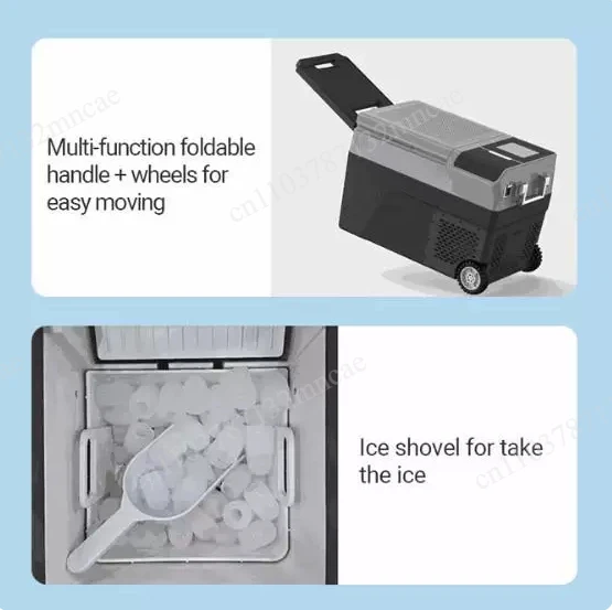 DC 12/24V and  AC 220V/240V Car Refrigerator Freezer New Design Camping Travel Compressor Ice Maker Car Fridge