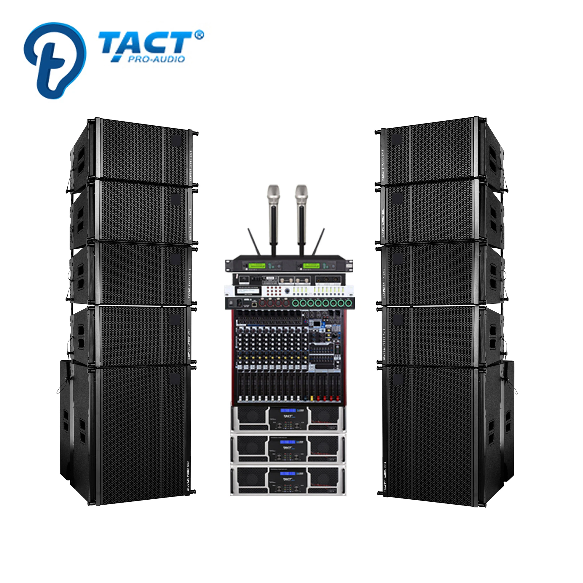 

2022 New Design Single Line Array Speakers Sound System For Wedding Party Church Stage Show