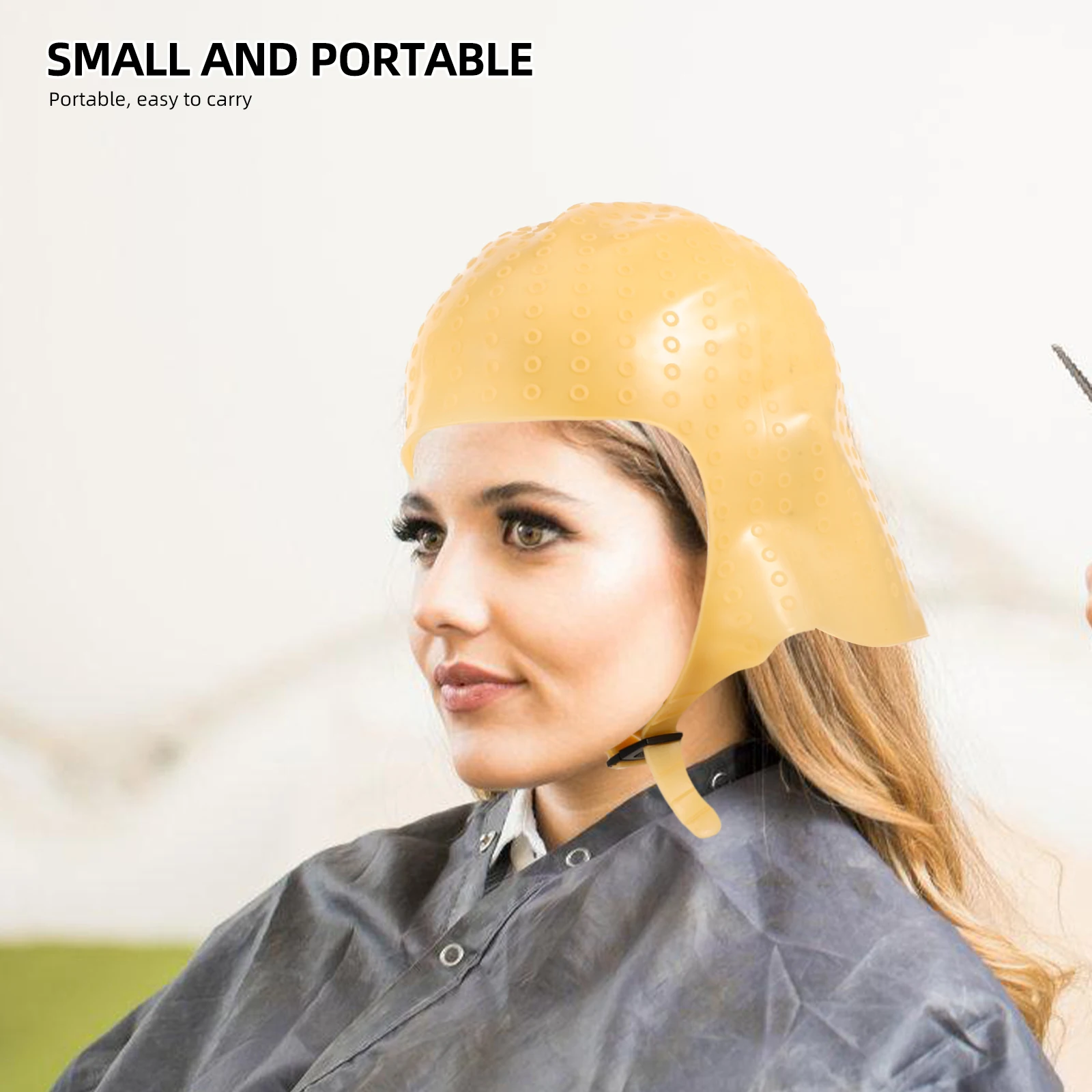 

Silicone Hair Highlighting Cap Cap Highlight Hat Brown Elastic Styling Salon Supply Hair Coloring Tool Accessories