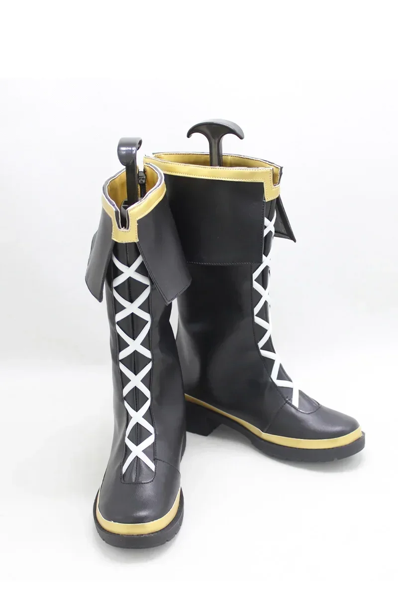 Game Pretty Derby Mejiro Cosplay Shoes Halloween Carnival Boots Cosplay Props Accessories PU Leather Shoes Custom Made view 3