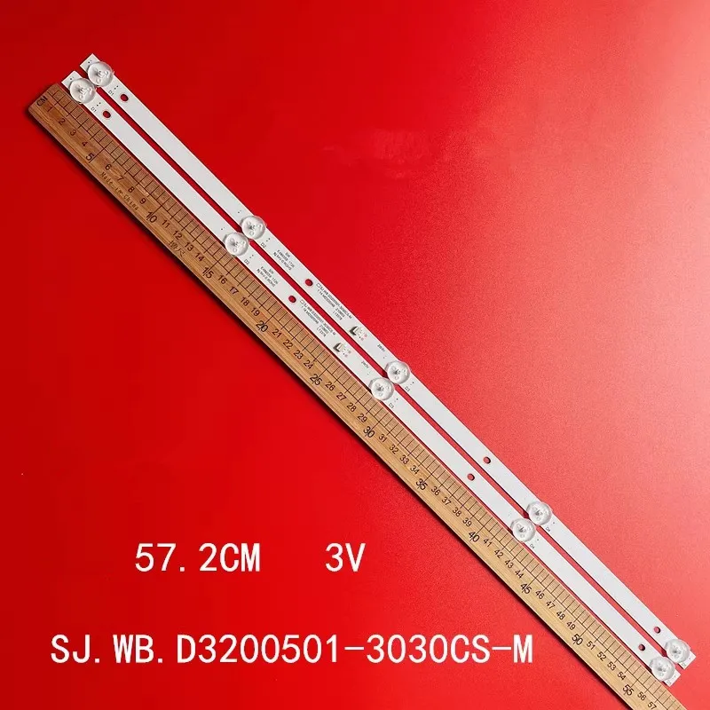 

FOR DWB-H18 DWB-H86 SJ.WB.D3200501-3030CS-M PT315AT01-1 57.2CM 3V 100% NEW LED backlight strip