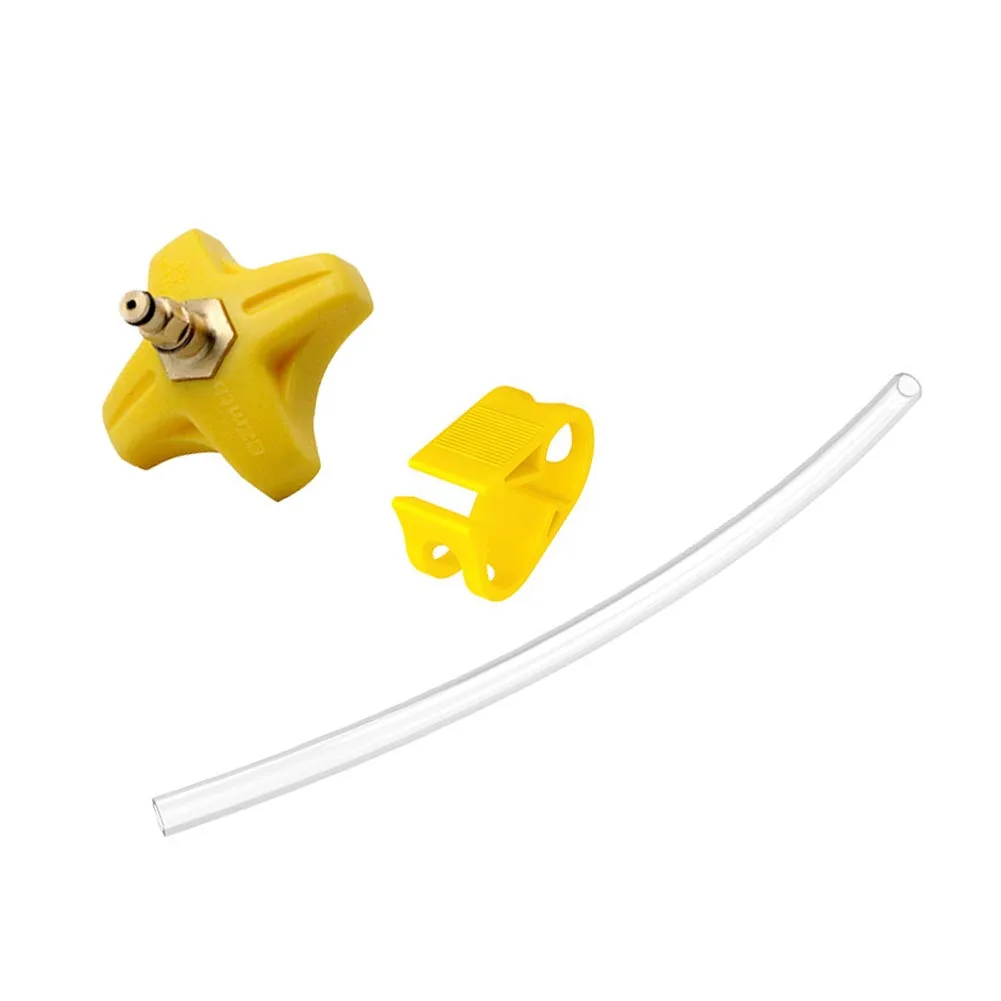 Adapter Bike Tool Yellow ABS Bicycle Brake Bleed Bleeding Connector Dedicated Easy To Use Edge Adapter Brand New
