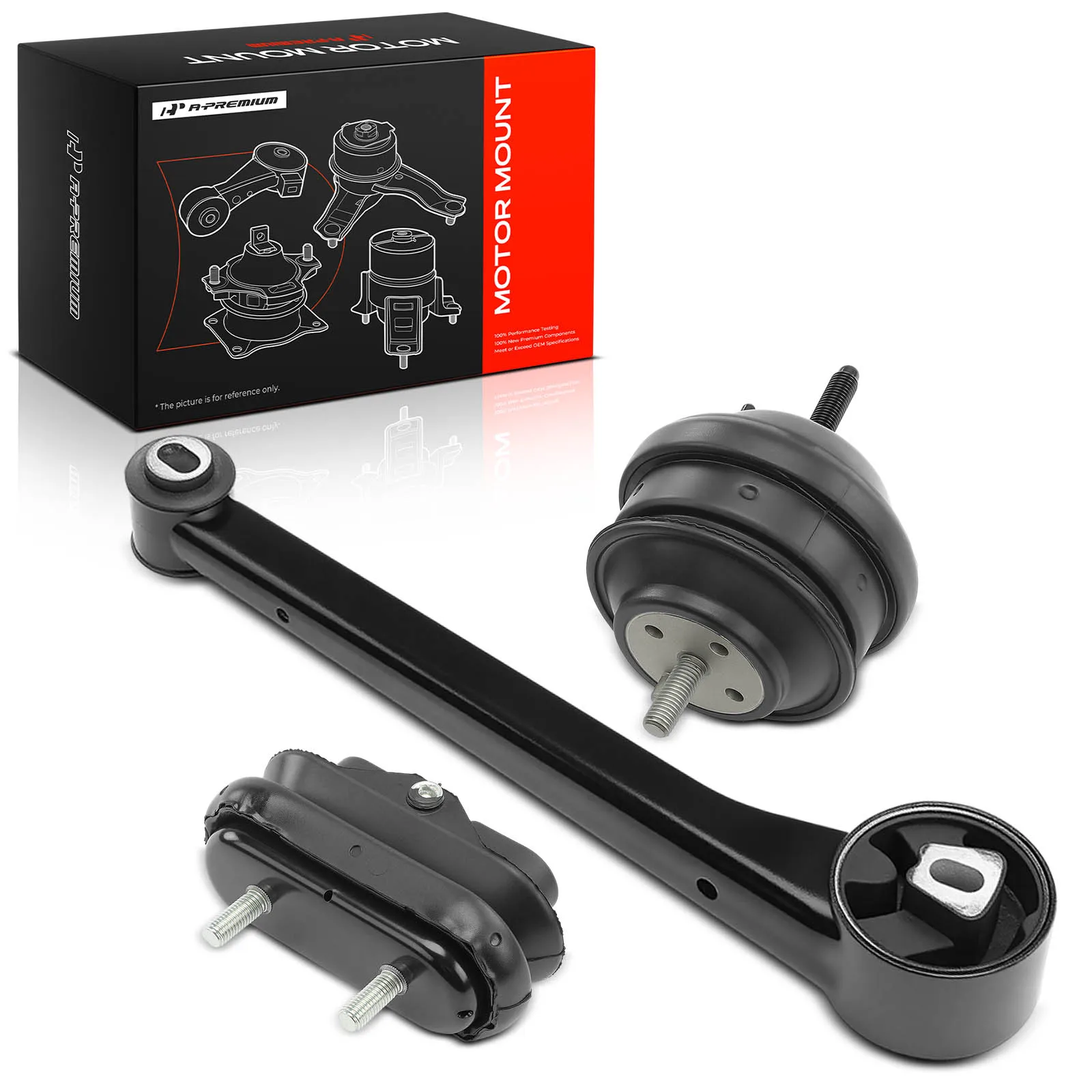 A-Premium 3pcs Engine Motor & Transmission & Torque Strut Mount for Buick Lucerne 2006-2011 Cadillac DTS 2006-2011