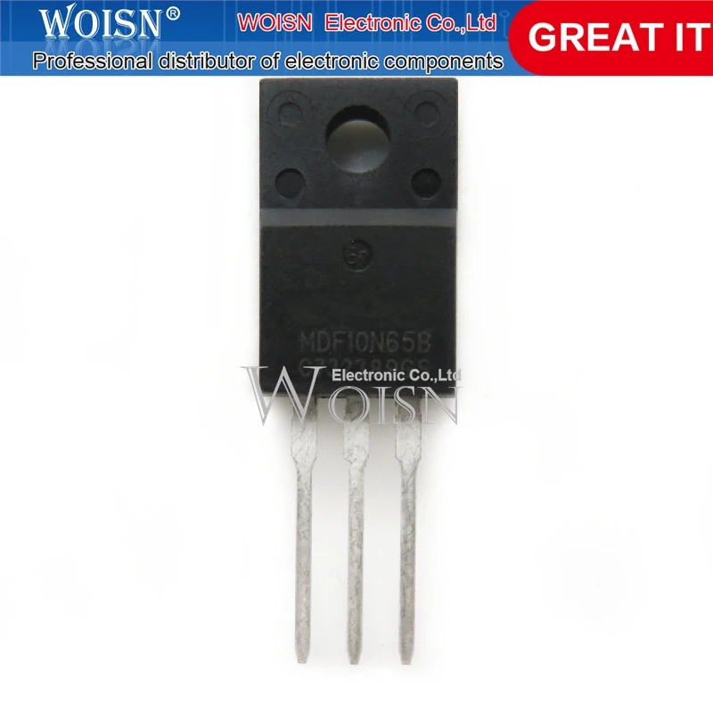 5pcs/lot MDF10N65B MDF10N65 10N65B 10N65 TO-220F new original In Stock