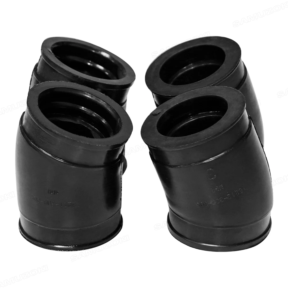 Colector de Admisión de Carburador para Honda CB750F 750K 1970-1976, Colector de Admisión Negro para Motocicleta, Interfaz 16211 16212-300-030