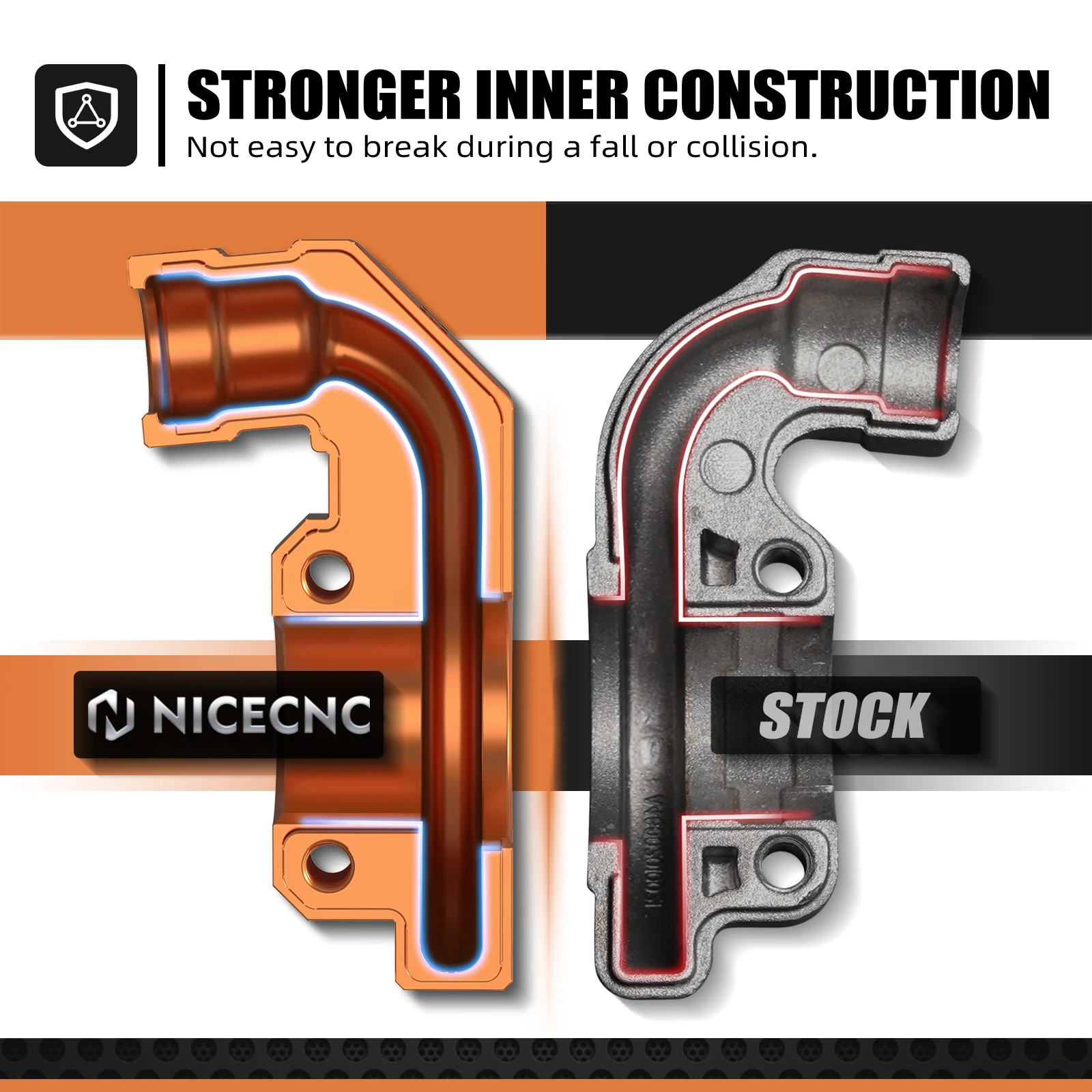 NICECNC Per KTM EXC 300 EXC-F 350 XCF-W TPi 2017-2023 Coperchio della base dell'involucro del controllo dell'acceleratore per Husqvarna TE 300 250 GasGas EC 300