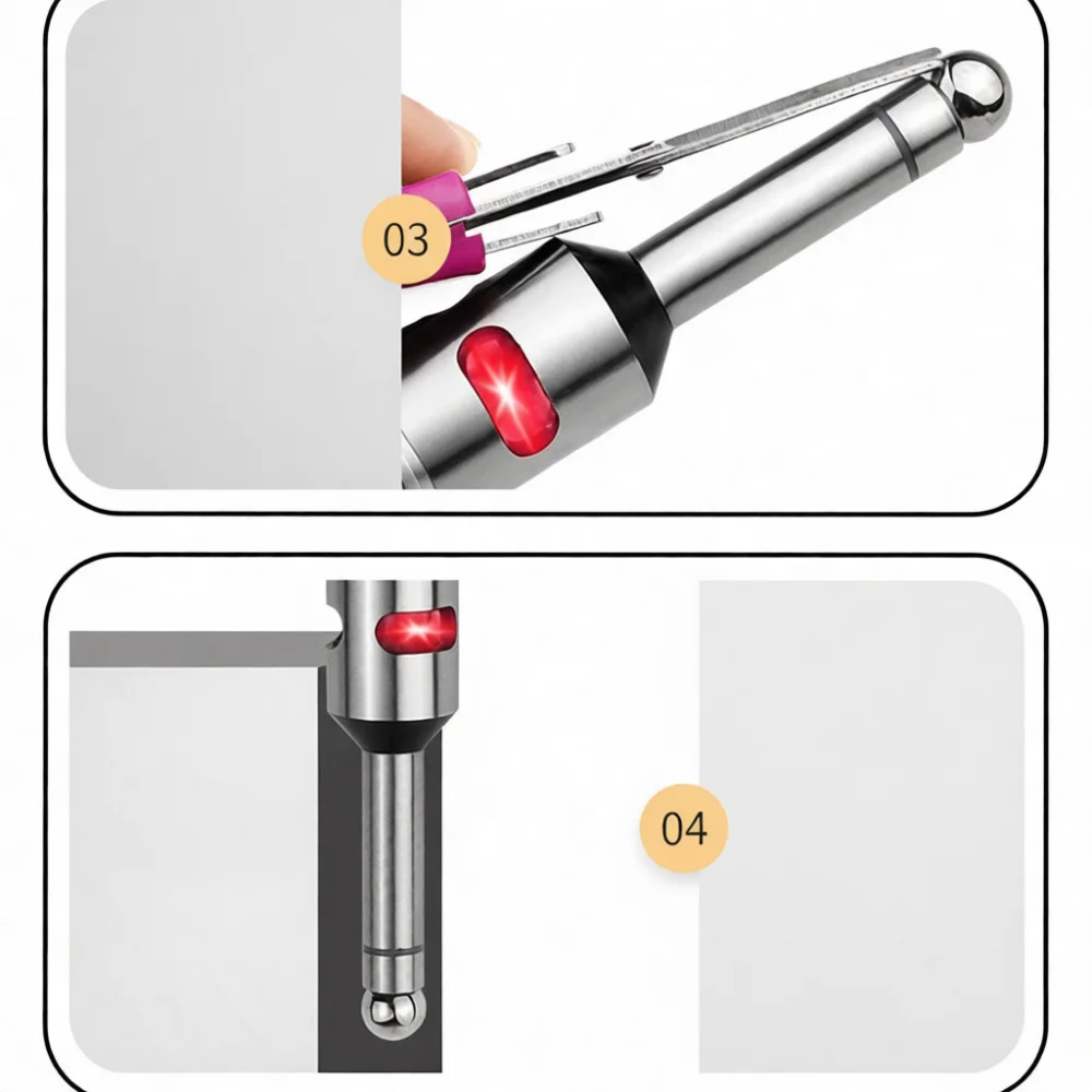 Precision Photoelectric Centering Tool For QST EXPRESS CNC Edge Finder Audible Light Warning Device Non Magnetic Accessory