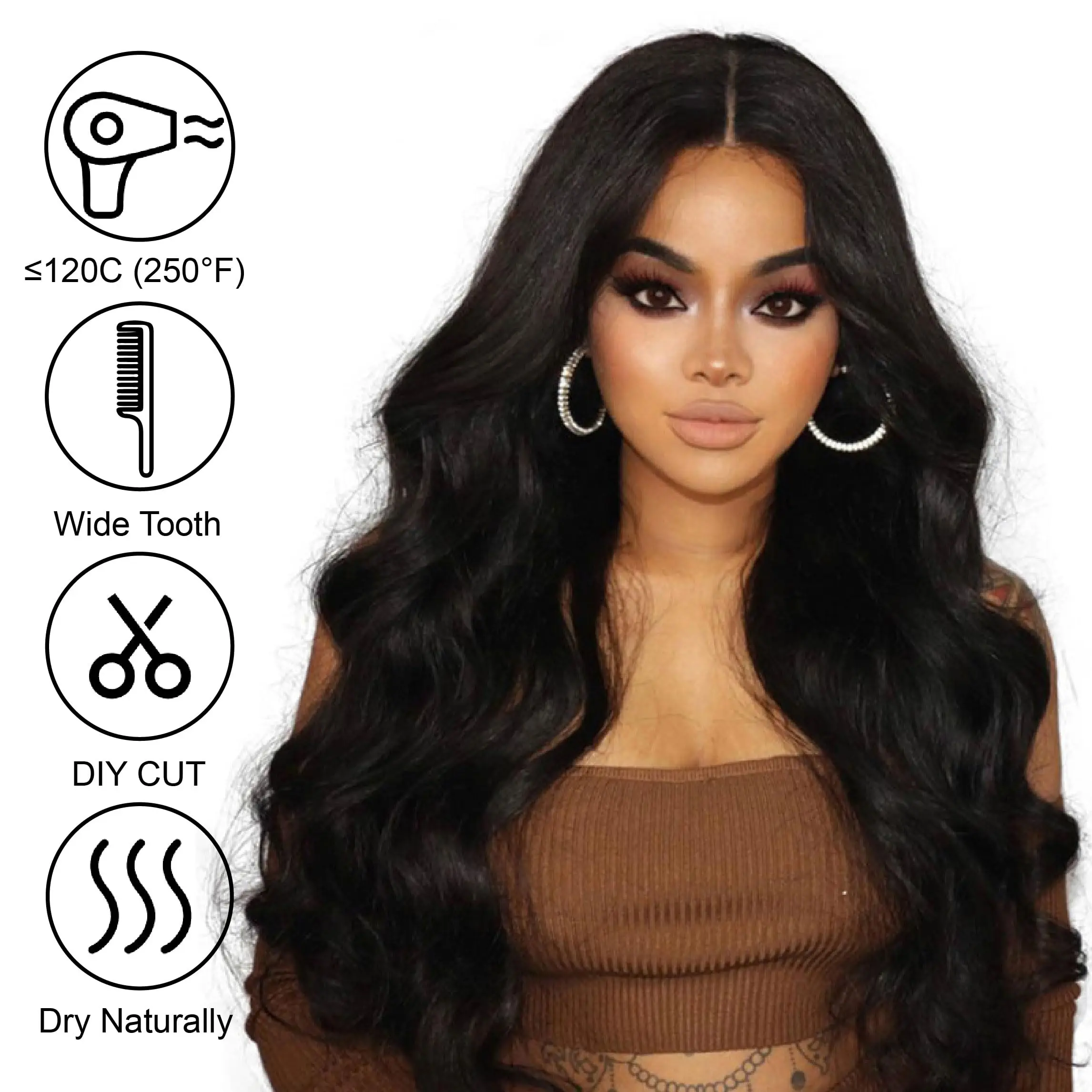 HD Transparent Body Wave 13x4 13x6 Lace Front Human Hair Wigs For Women Brazilian Human Hair Body Wave Lace Frontal Wig