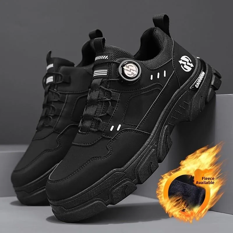 

Men's Waterproof Fce Lined Boots Autumn Winter Workwear Sports Faion Trendy Bla Samurai Sle oes