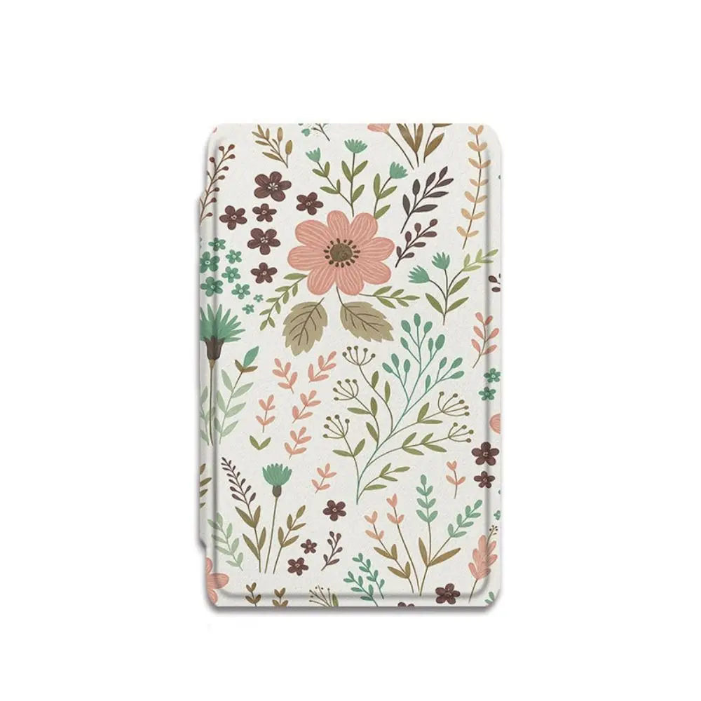 Premium Floral Pattern Magnetic Case Anti-fall Shockproof Protective Cover Anti Scratch Colorful Folio Shell for XTEINK X4/X3