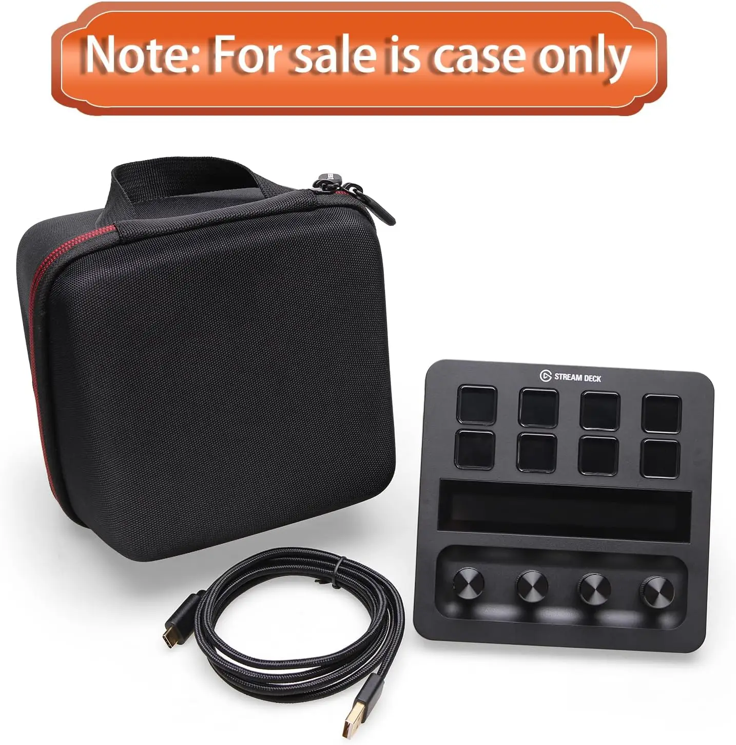 حافظة صلبة LTGEM EVA لحقيبة تخزين السفر Elgato Stream Deck (حافظة فقط!)