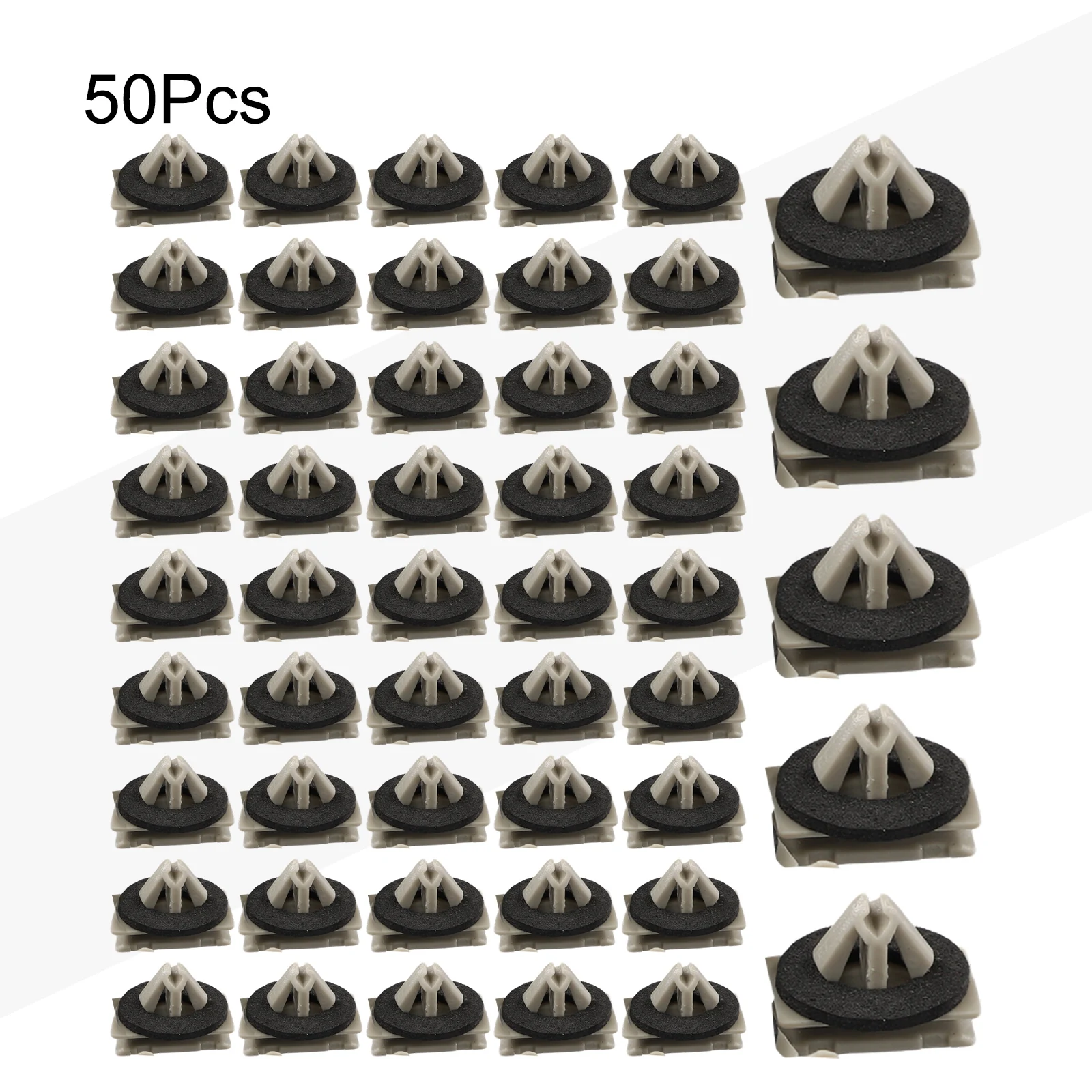 50pcs Car Rocker Panel Moulding Clips Trim Fastener For Jeep For Cherokee Front Door Lower Molding Clip Car Clip Sealer
