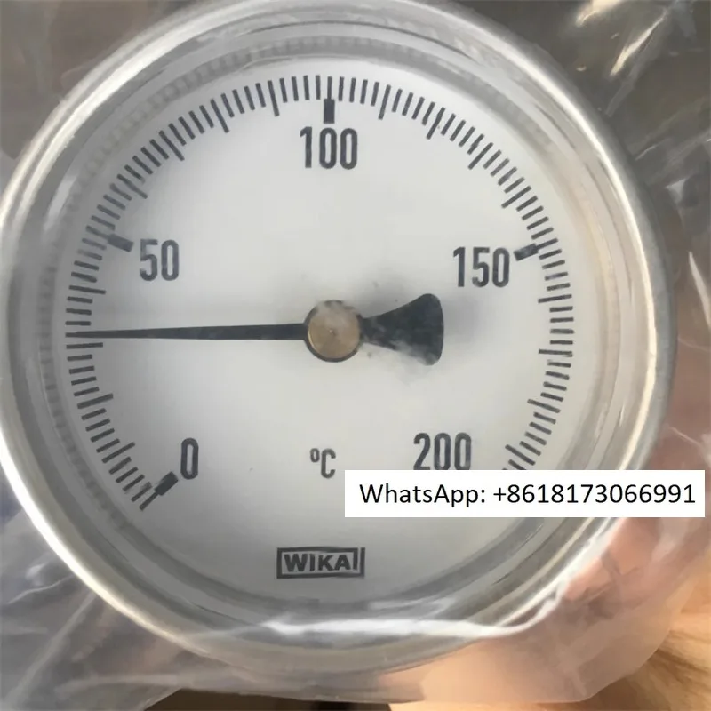 German imported WIKA TGE53 all stainless steel bimetallic thermometer EN13190 series axial universal joint