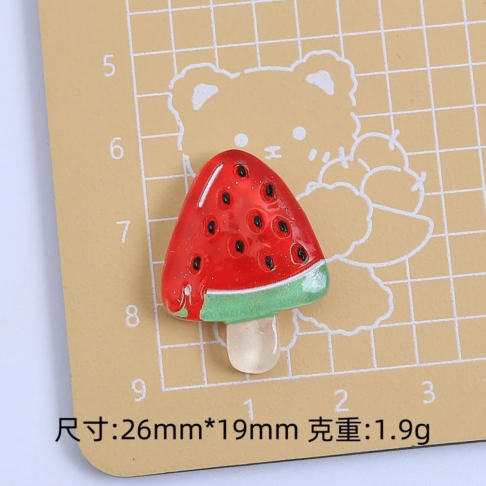 10Pcs Kawii Mini resin Popsicle Series Miniature Flat Back Cabochons For Hairpin Scrapbooking DIY Home Decor Craft Accessories
