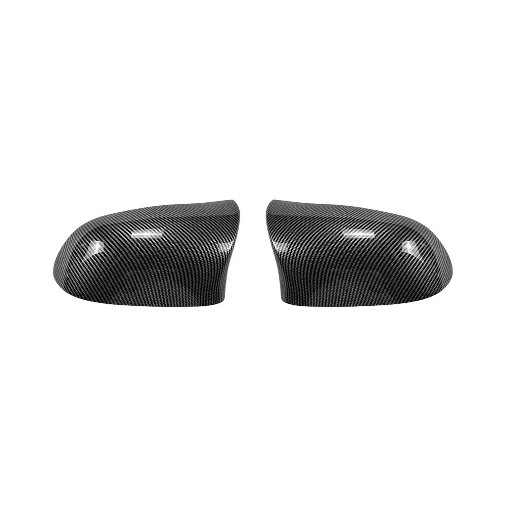 2 Pcs Piano Black ABS Rear View Mirror Cover Trim Shell For BMW X3 X4 2014-2018 Car Exterior Accessories