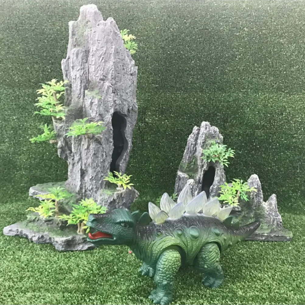 

LED Light Up Walking Realistic Simulation Stegosaurus Dinosaur Electronic Educational Roaring Sound Swinging Tail Cognitive Gift