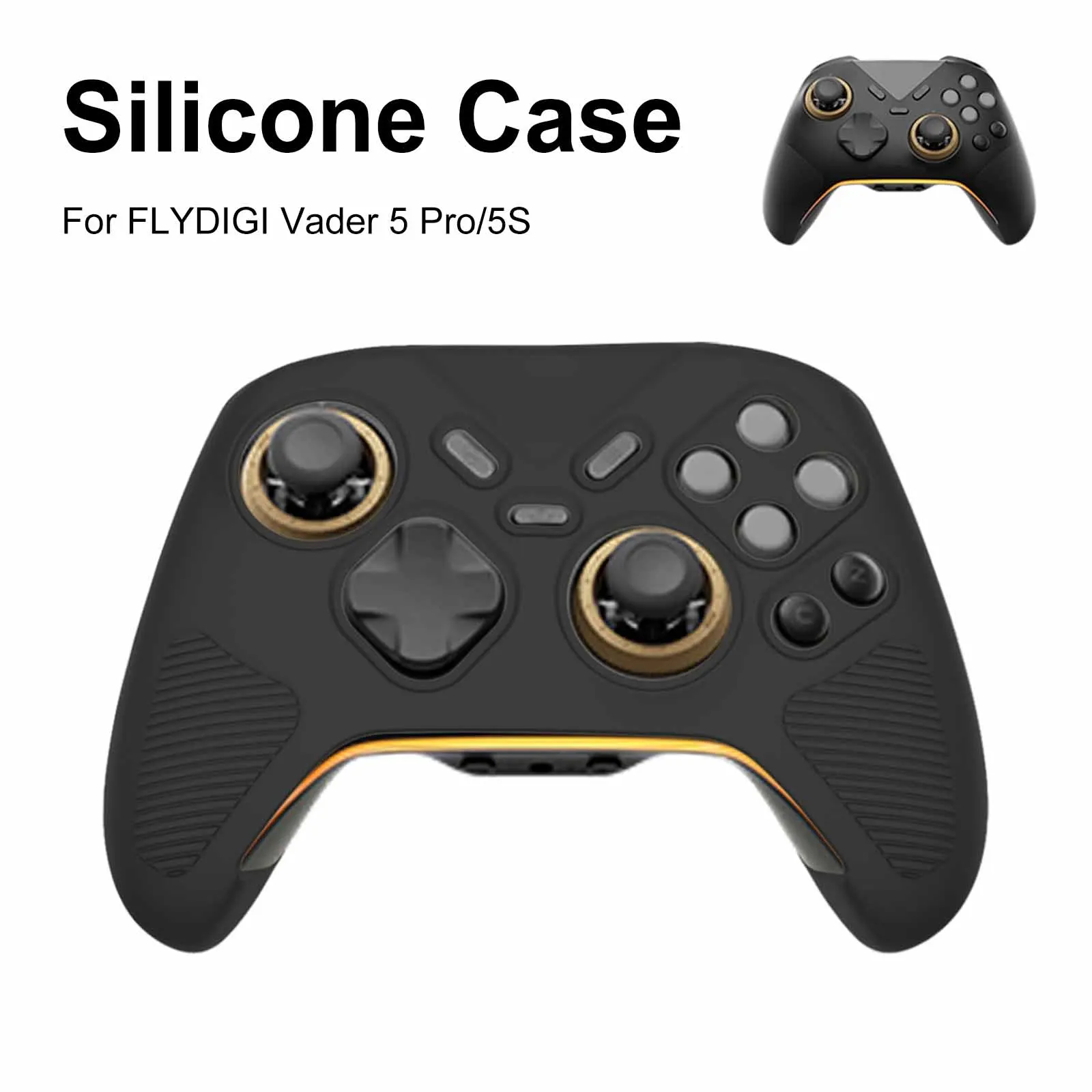 Soft Silicone Cover Anti Drop Protective Skin Case Dustproof Gamepad Controller Protector Suitable for FLYDIGI Vader 5 Pro/5S