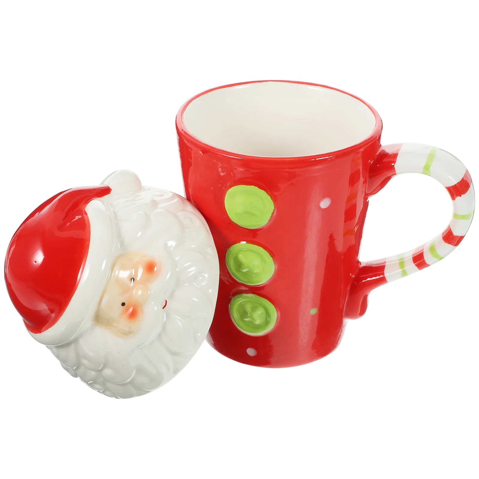 

1Pcs Christmas Santa Clause Water Cup Ceramic Creative Mug for Coffee Tea Milk Hot Chocolate Drinks Festive Present