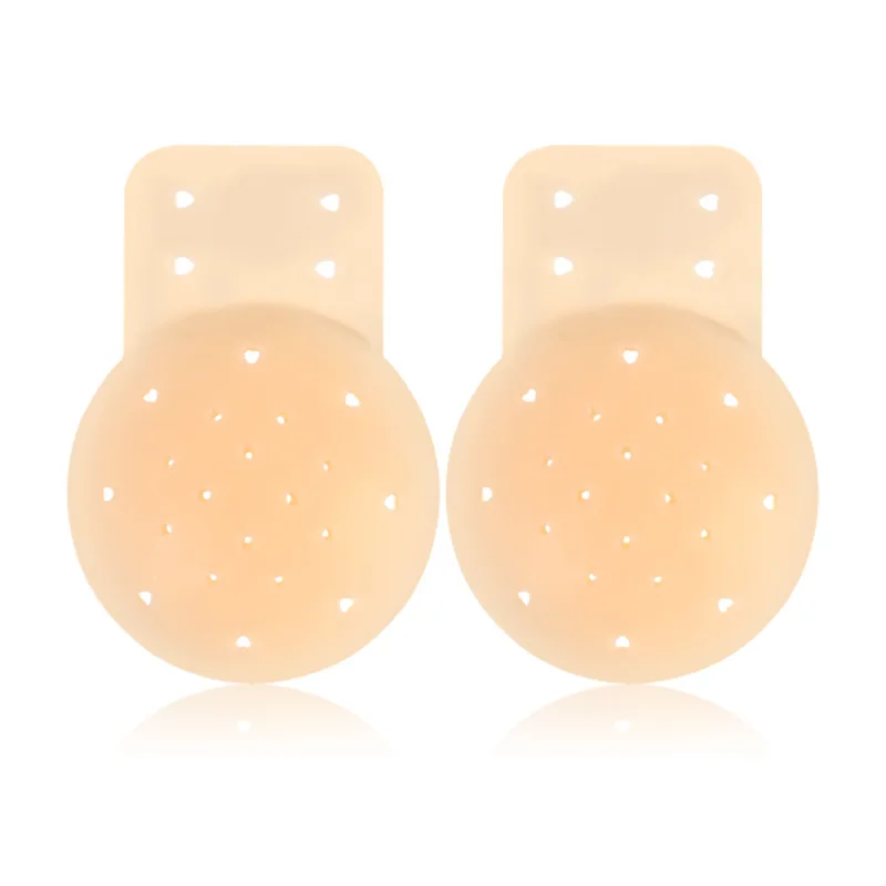 Silicone Nipple Cover Pasties Adhesive Sticky Bra Liner For Women Reusable Breast Pad Sticker Invisible Boob Tape Underwear