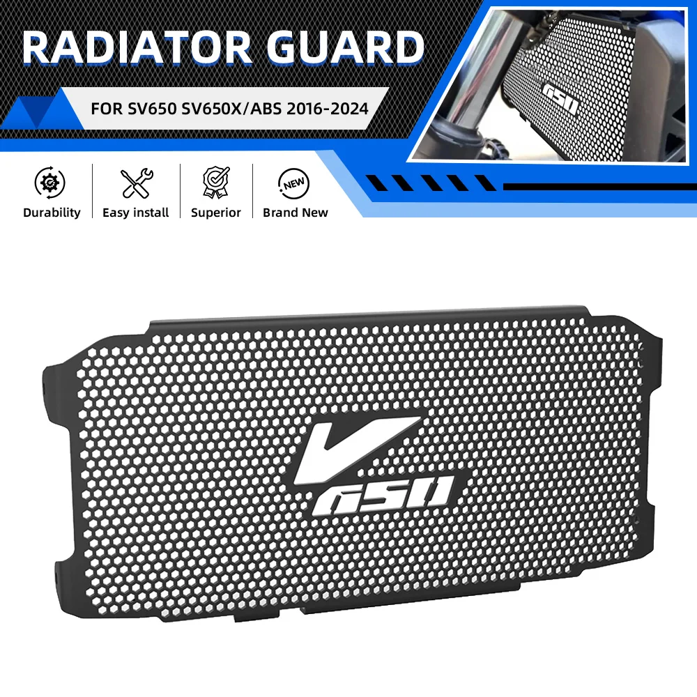 

FOR SV650 SV650X / ABS 2016-2017-2018-2019-2020-2021-2022-2023-2024 Motorcycle Accessories Radiator Grill Guard Cover Protectorn