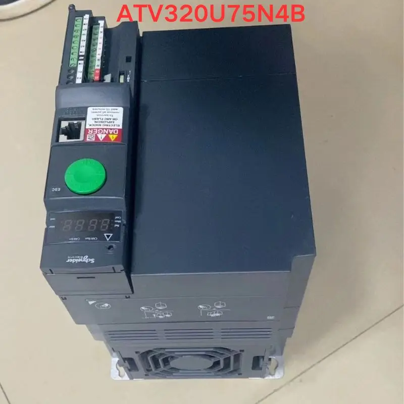 Second-hand Schneider disassembled inverter ATV320U75N4B functional test is normal