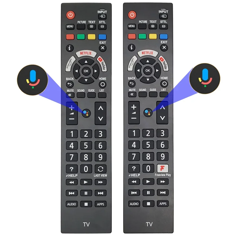 PN-V9 PN-V11 para Smart TV, Compatible con YouTube asistido (Voice control Remote)  Netflix, para PANASonic, Android 4K, LED TV