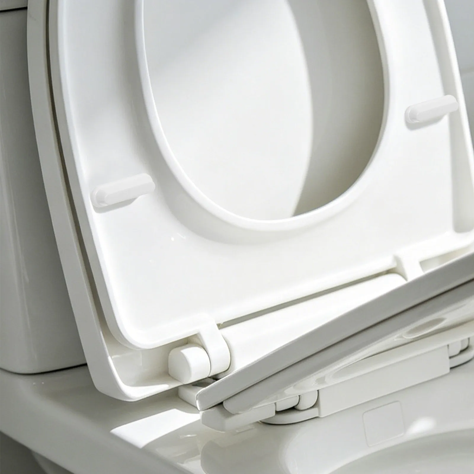 12Pcs Toilet Seat Bumper Pads Dampening Non Slip Anti Shock Bathroom Lid Spacers Replacement Plastic Toilet Seat