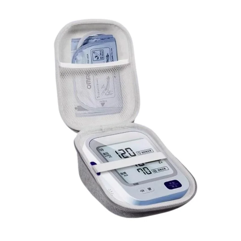 1Pcs Home Electronic Measurement EVA Blood Pressure Bag Hard Case Storage Bag For Upper Arm Blood Pressure Monitor For Omron