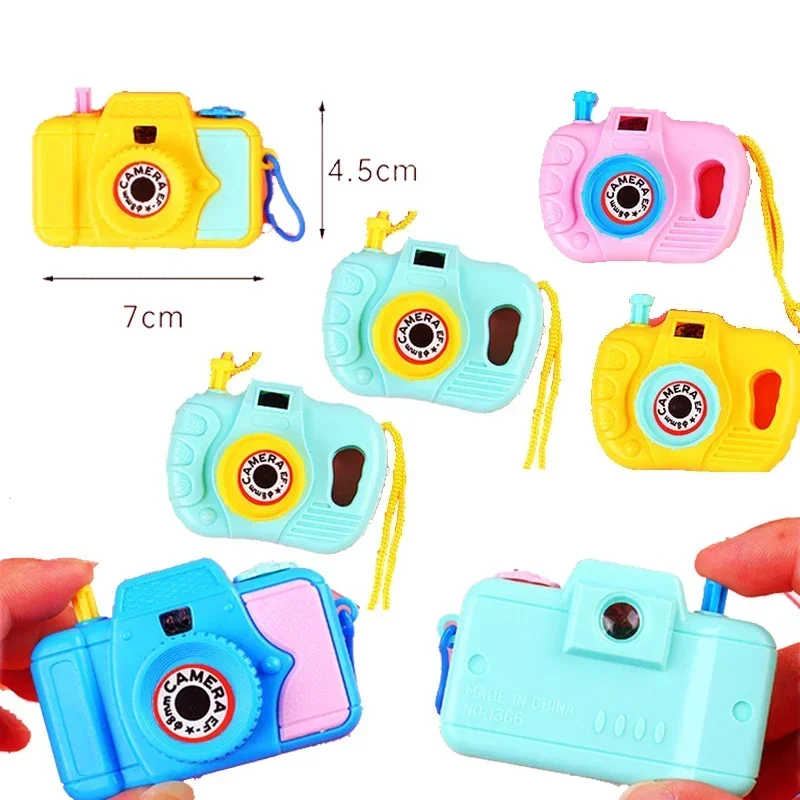 10 Pcs Children Camera Toy Cartoon Animal Pattern Projection Child Educational Toys Birthday Party Gifts