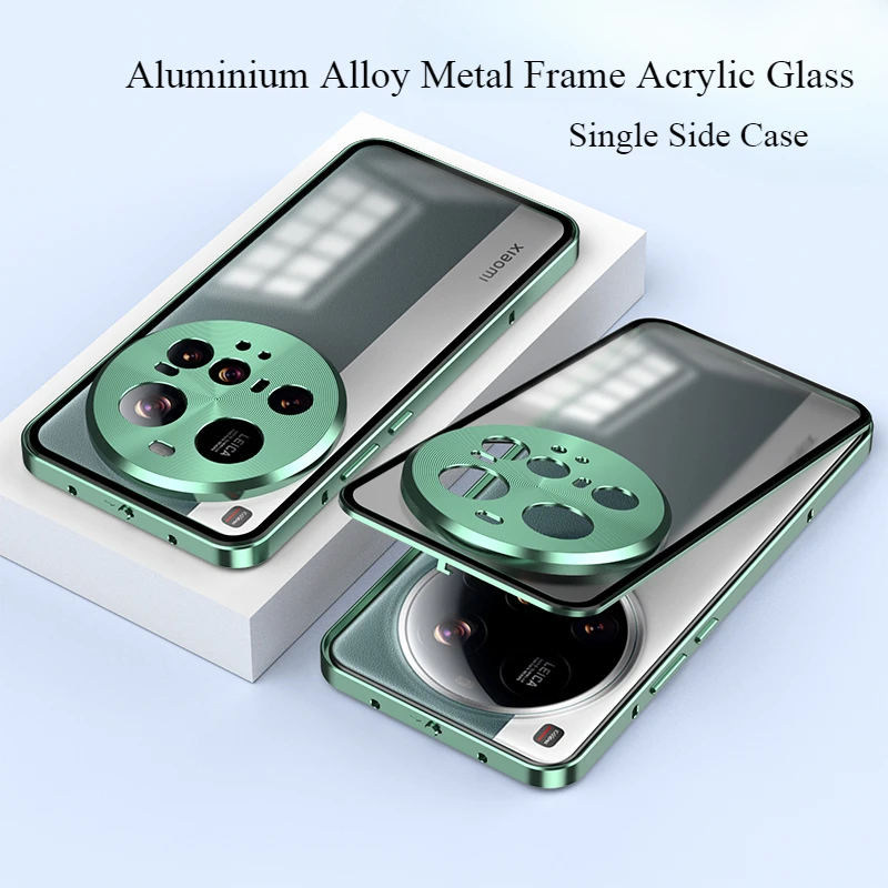 

Case For Xiaomi 15 Ultra Single Side Aluminium Alloy Metal Frame Acrylic Glass Camera Protection Cover For Xiaomi 15 Ultra