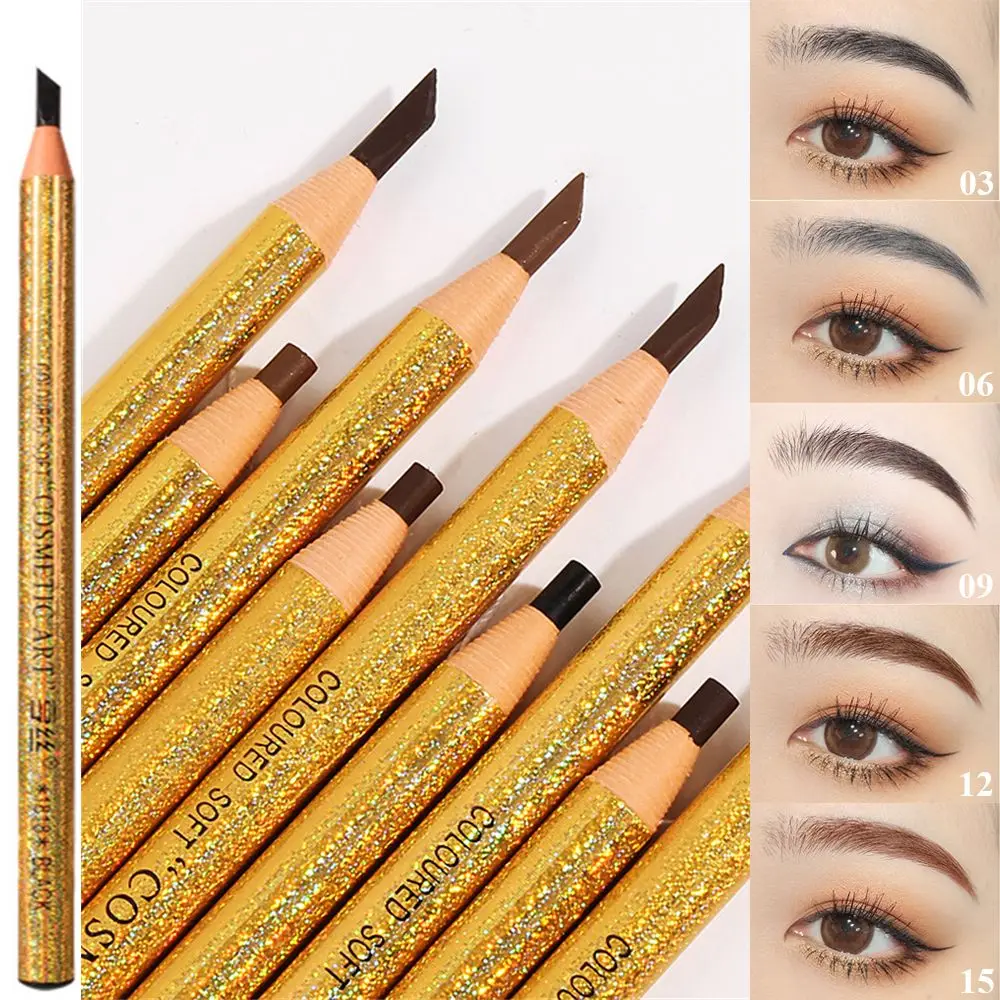 Maquilleur imperméable à l'eau tête Extra-fine Laser rehausseurs de sourcils yeux maquillage outils cosmétiques tirer ligne crayon à sourcils