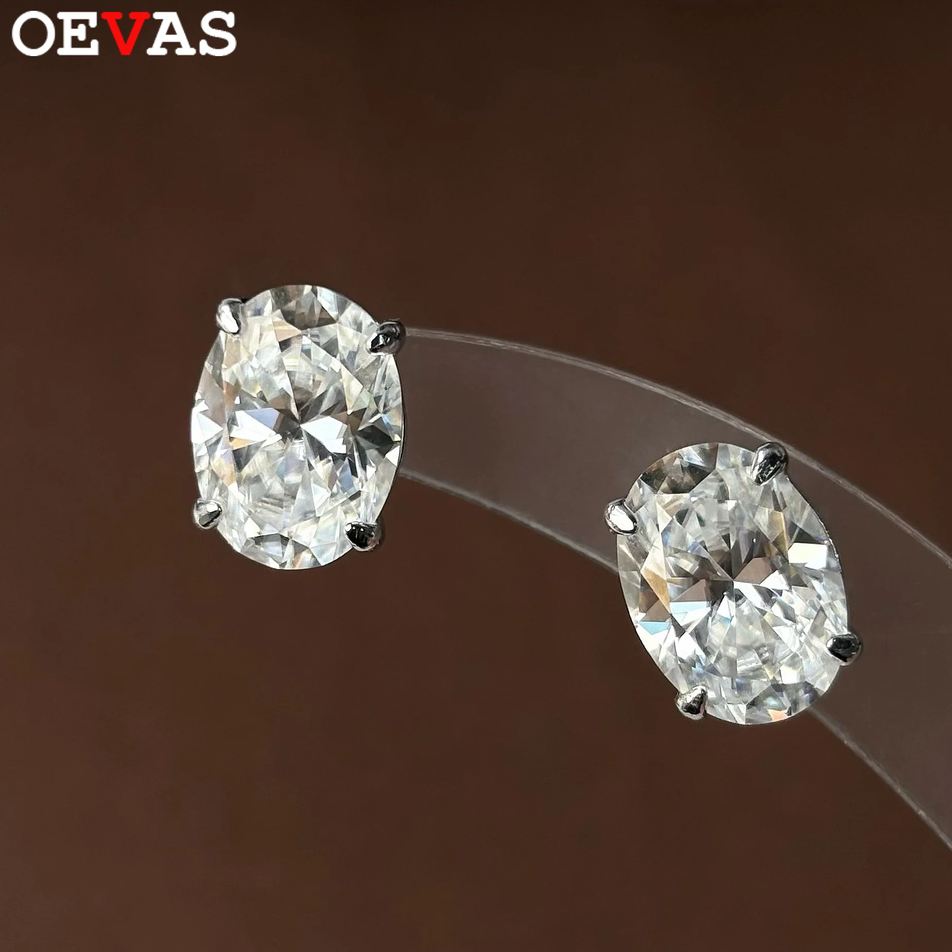 

Сертифицированные OEVAS GRA 1ct-4ct настоящие серьги с муассанитом, серьги из стерлингового серебра S925 для женщин, ювелирные изделия для свадьбы, помолвки и вечеринки
